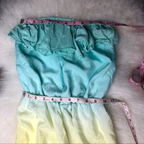 Lilly Pulitzer silk tube top high/low ombré dress - Picture 13 of 16